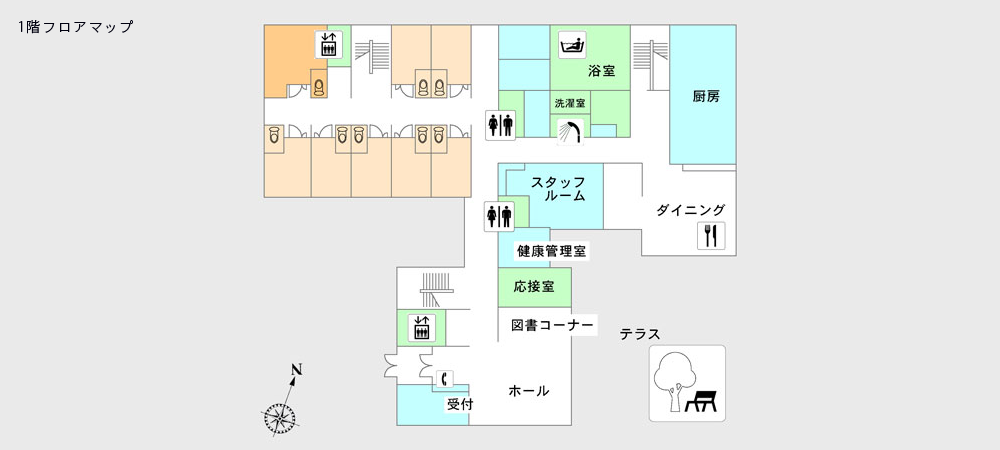 １階フロアマップ