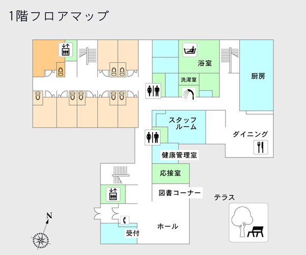 １階フロアマップ