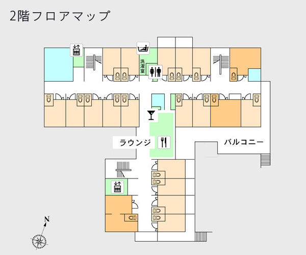 ２階フロアマップ